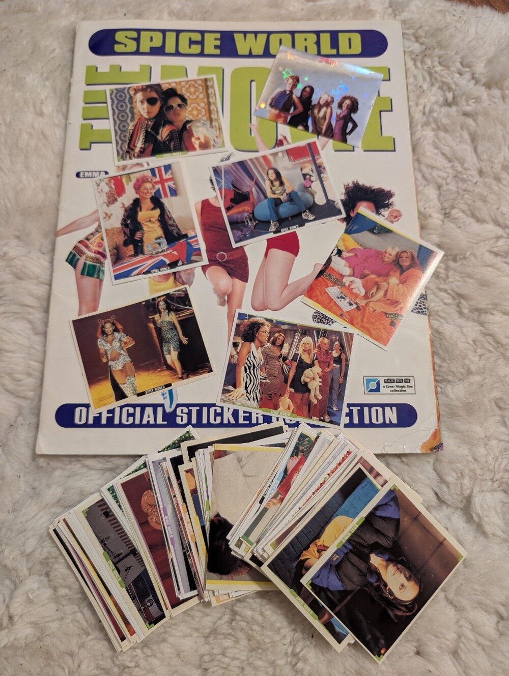 SPICE GIRLS SPICEWORLD The Movie Stickers